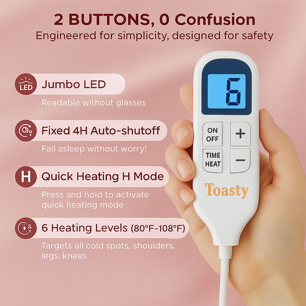 The Toasty Heated Blanket